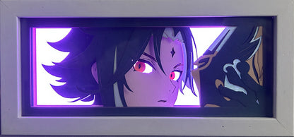 [MADE TO ORDER] Genshin Impact - Xiao Light Box (Shipping Calculated At Checkout)