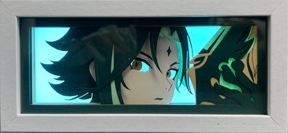 [MADE TO ORDER] Genshin Impact - Xiao Light Box (Shipping Calculated At Checkout)