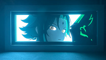 [MADE TO ORDER] Genshin Impact - Xiao Light Box (Shipping Calculated At Checkout)