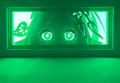 [MADE TO ORDER] Genshin Impact - Nahida Light Box (Shipping Calculated At Checkout)