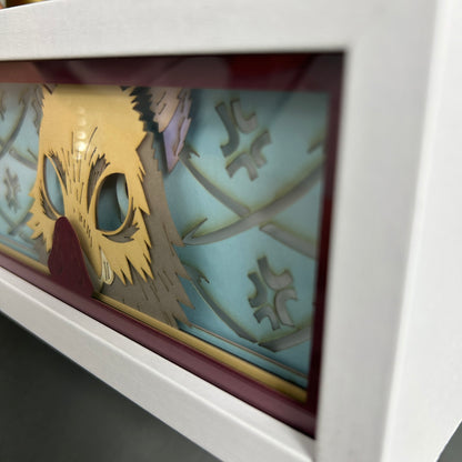 [MADE TO ORDER]Demon Slayer - Inosuke Light Box (Shipping Calculated At Checkout)