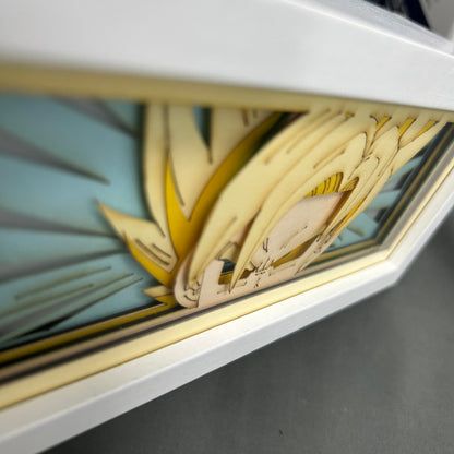 [MADE TO ORDER]Dragon Ball - Goku Light Box (Shipping Calculated At Checkout)