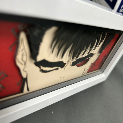 [MADE TO ORDER]Berserk - Guts Light Box (Shipping Calculated At Checkout)
