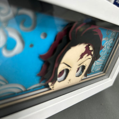 [MADE TO ORDER]Demon Slayer - Tanjiro Light Box (Shipping Calculated At Checkout)