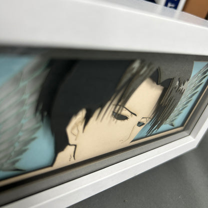 [MADE TO ORDER]Attack on Titan - Levi Light Box (Shipping Calculated At Checkout)