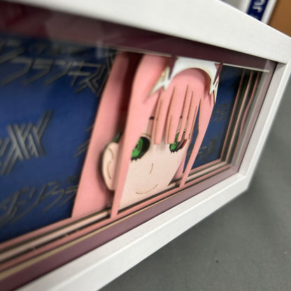 [MADE TO ORDER]Darling in the Franxx - Zero Two Light Box (Shipping Calculated At Checkout)