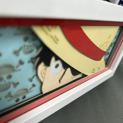 [MADE TO ORDER]One Piece - Luffy Light Box (Shipping Calculated At Checkout)