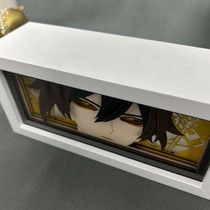 [MADE TO ORDER] Genshin Impact - Zhongli Light Box (Shipping Calculated At Checkout)