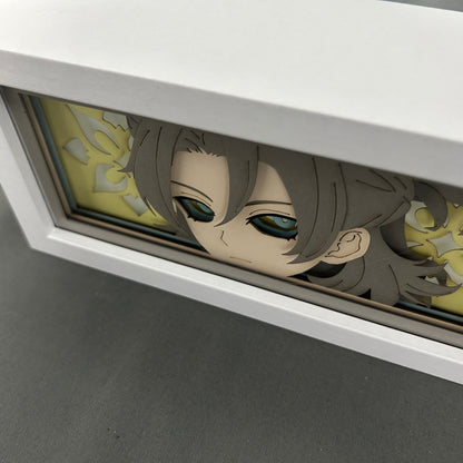 [MADE TO ORDER] Genshin Impact - Albedo Light Box (Shipping Calculated At Checkout)