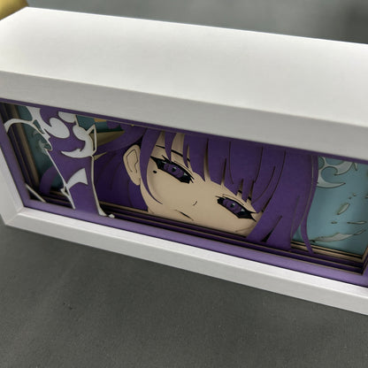 [MADE TO ORDER]Genshin Impact - Raiden Shogun Light Box (Shipping Calculated At Checkout)