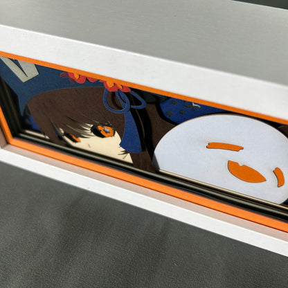 [MADE TO ORDER] Genshin Impact - Hu Tao Light Box (Shipping Calculated At Checkout)