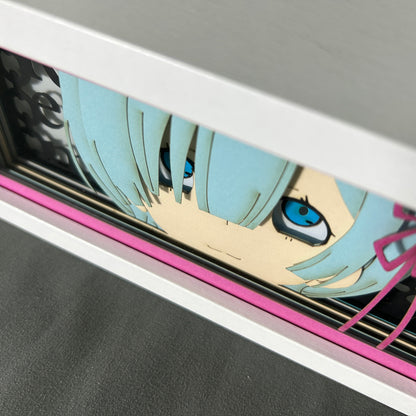 [MADE TO ORDER]Re Zero - Rem Light Box (Shipping Calculated At Checkout)