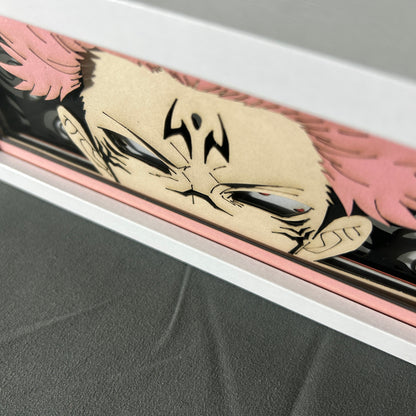 [MADE TO ORDER]Jujutsu Kaisen - Sukuna Light Box (Shipping Calculated At Checkout)