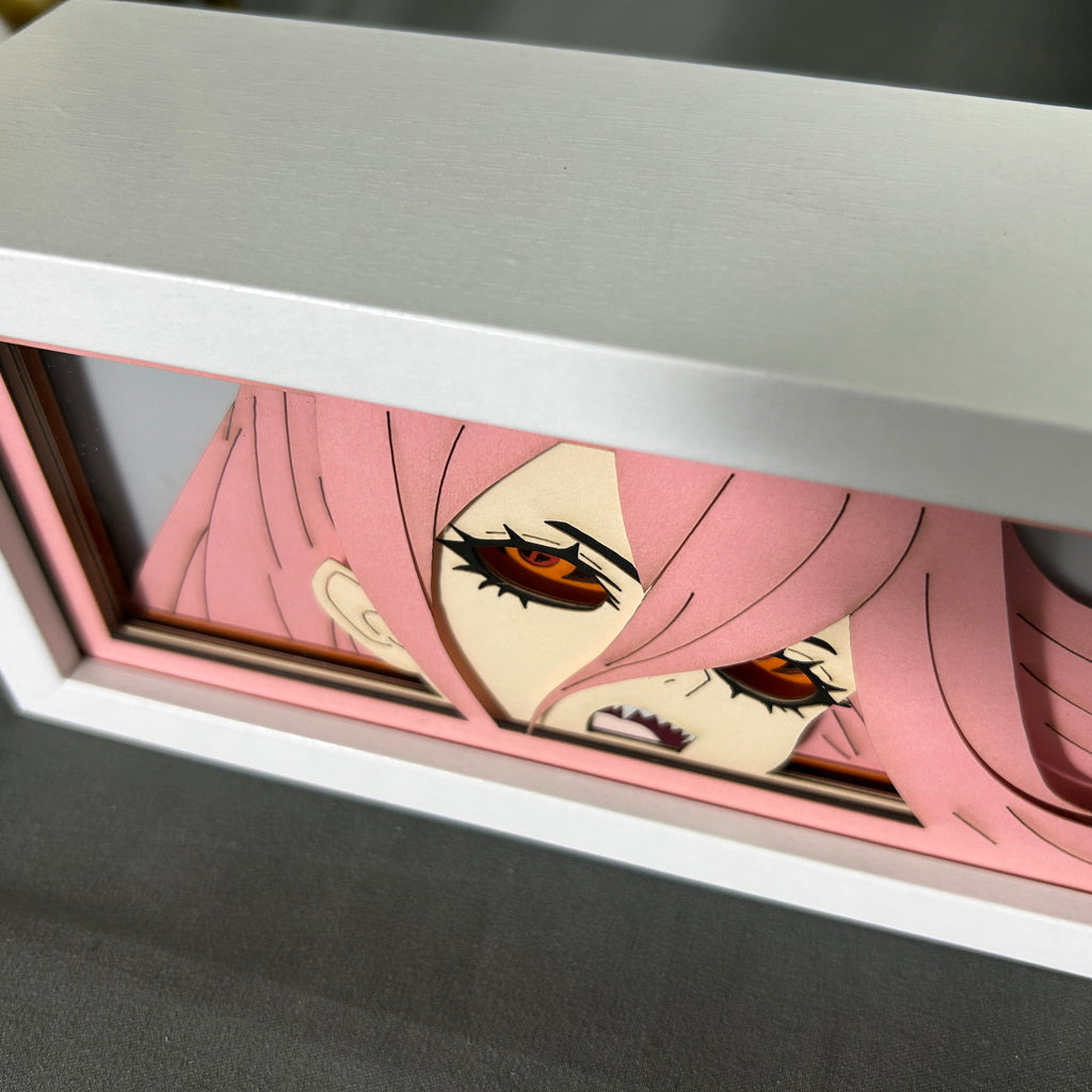 Chainsaw Man - Power Light Box (Shipping Calculated At Checkout)