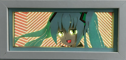 [MADE TO ORDER]Hatusune Miku - Miku Light Box (Shipping Calculated At Checkout)