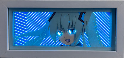 [MADE TO ORDER]Hatusune Miku - Miku Light Box (Shipping Calculated At Checkout)