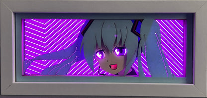 [MADE TO ORDER]Hatusune Miku - Miku Light Box (Shipping Calculated At Checkout)