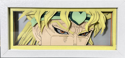 [MADE TO ORDER]Jojo's Bizarre Adventure - Dio Light Box (Shipping Calculated At Checkout)
