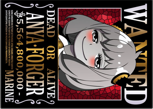 Spy X Family - Wanted Anya Credit Card Sticker(Please Read Description)