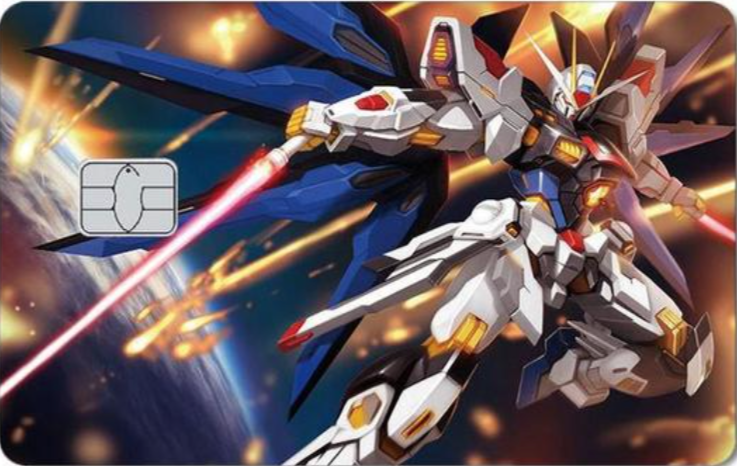 Gundam - Gundam Crew Credit Card Stickers (Please Read Description)