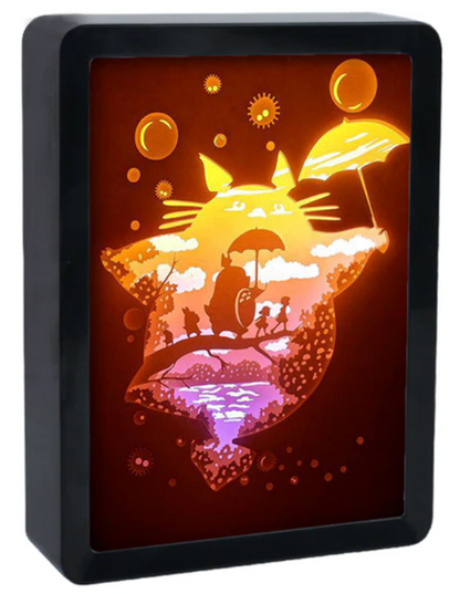 [MADE TO ORDER]Handmade Origami Scene Light Boxes (Variations) (Shipping Calculated At Checkout)