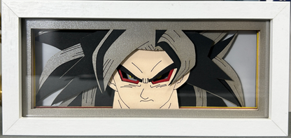 [MADE TO ORDER] Dragon Ball - Super Saiyan 4 Goku Light Box (Shipping Calculated At Checkout)