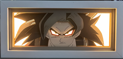 [MADE TO ORDER] Dragon Ball - Super Saiyan 4 Goku Light Box (Shipping Calculated At Checkout)