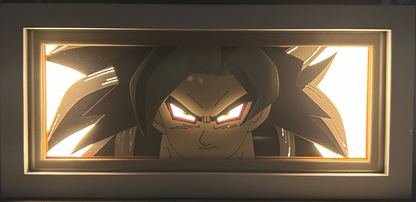 [MADE TO ORDER] Dragon Ball - Super Saiyan 4 Goku Light Box (Shipping Calculated At Checkout)