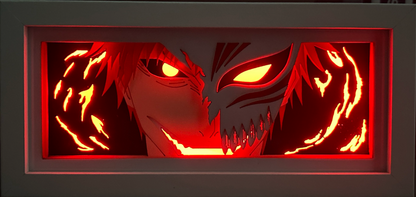 [MADE TO ORDER] Bleach - Ichigo Hollow Mask Light Box (Shipping Calculated At Checkout)