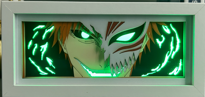 [MADE TO ORDER] Bleach - Ichigo Hollow Mask Light Box (Shipping Calculated At Checkout)
