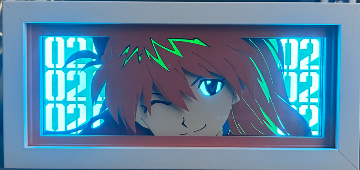 Neon Genesis Evangelion - Asuka Light Box (Shipping Calculated At Checkout)