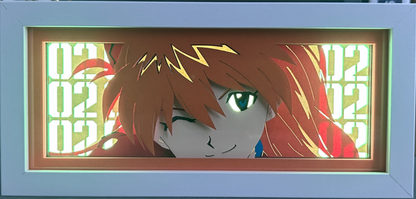 [MADE TO ORDER] Neon Genesis Evangelion - Asuka Light Box (Shipping Calculated At Checkout)