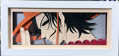[MADE TO ORDER] One Piece - Ace Light Box (Shipping Calculated At Checkout)