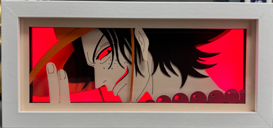 One Piece - Ace Light Box (Shipping Calculated At Checkout)