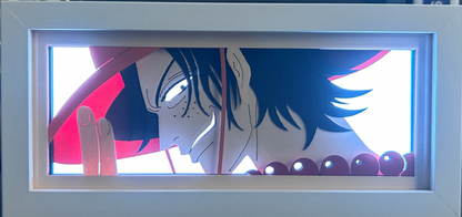 [MADE TO ORDER] One Piece - Ace Light Box (Shipping Calculated At Checkout)