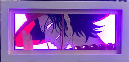 [MADE TO ORDER] One Piece - Ace Light Box (Shipping Calculated At Checkout)