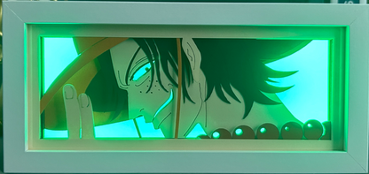 [MADE TO ORDER] One Piece - Ace Light Box (Shipping Calculated At Checkout)