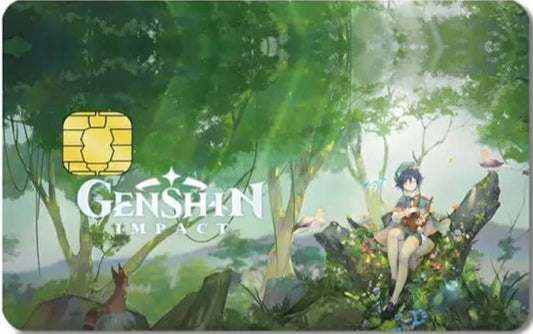 Genshin Impact - Venti Credit Card Sticker (Please Read Description)