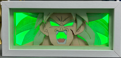 [MADE TO ORDER] Dragon Ball - Broly Light Box (Shipping Calculated At Checkout)