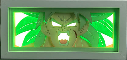 [MADE TO ORDER] Dragon Ball - Broly Light Box (Shipping Calculated At Checkout)