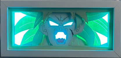 [MADE TO ORDER] Dragon Ball - Broly Light Box (Shipping Calculated At Checkout)