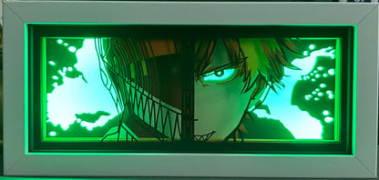 [MADE TO ORDER] Chainsaw Man - Denji Mask Light Box (Shipping Calculated At Checkout)