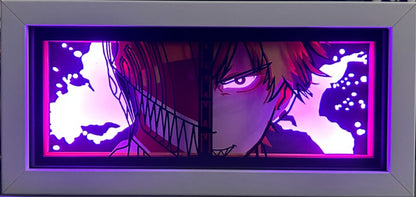 [MADE TO ORDER] Chainsaw Man - Denji Mask Light Box (Shipping Calculated At Checkout)