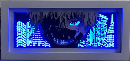 [MADE TO ORDER] Tokyo Ghoul- Kaneki Ken Mask Light Box (Shipping Calculated At Checkout)