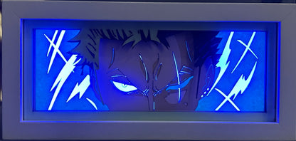 [MADE TO ORDER]One Piece - Zoro Light Box (Shipping Calculated At Checkout)
