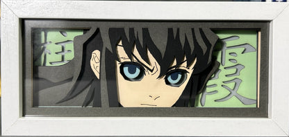 [MADE TO ORDER] Demon Slayer - Muichiro Light Box (Shipping Calculated At Checkout)