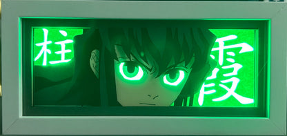 [MADE TO ORDER] Demon Slayer - Muichiro Light Box (Shipping Calculated At Checkout)