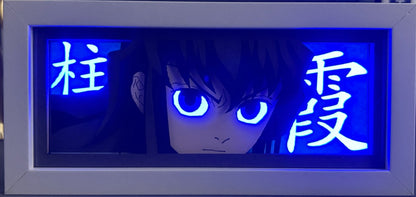[MADE TO ORDER] Demon Slayer - Muichiro Light Box (Shipping Calculated At Checkout)