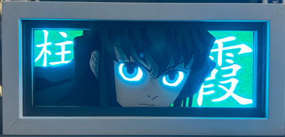 [MADE TO ORDER] Demon Slayer - Muichiro Light Box (Shipping Calculated At Checkout)