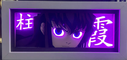 [MADE TO ORDER] Demon Slayer - Muichiro Light Box (Shipping Calculated At Checkout)